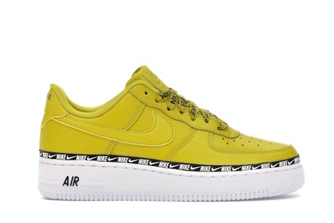 Nike Sneaker Nike Air Force One Femme Jaune Air Force Jaune Fluo