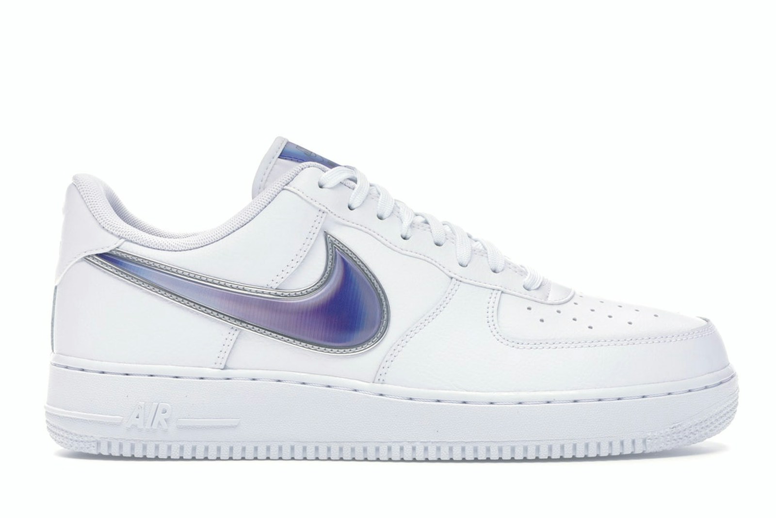 Nike Air Force 1 Low Oversized Swoosh White Racer Blue - AO2441-101
