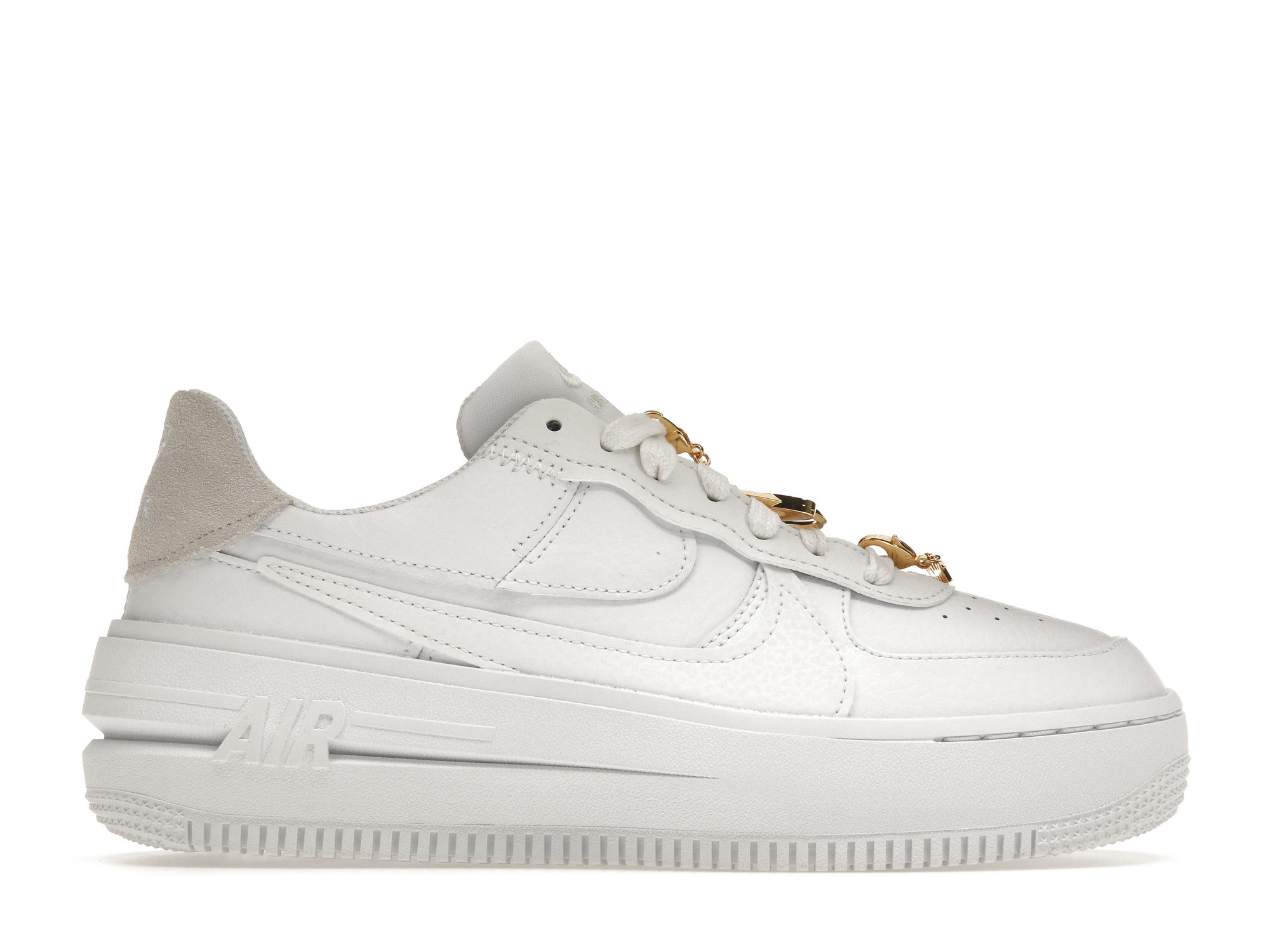 Nike Air Force 1 Low PLT.AF.ORM Bling White Metallic Gold (Women's)