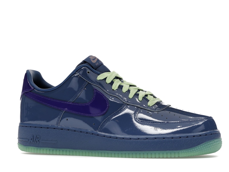 Nike Air Force 1 Low Patent Leather Mystic Navy Grape Ice