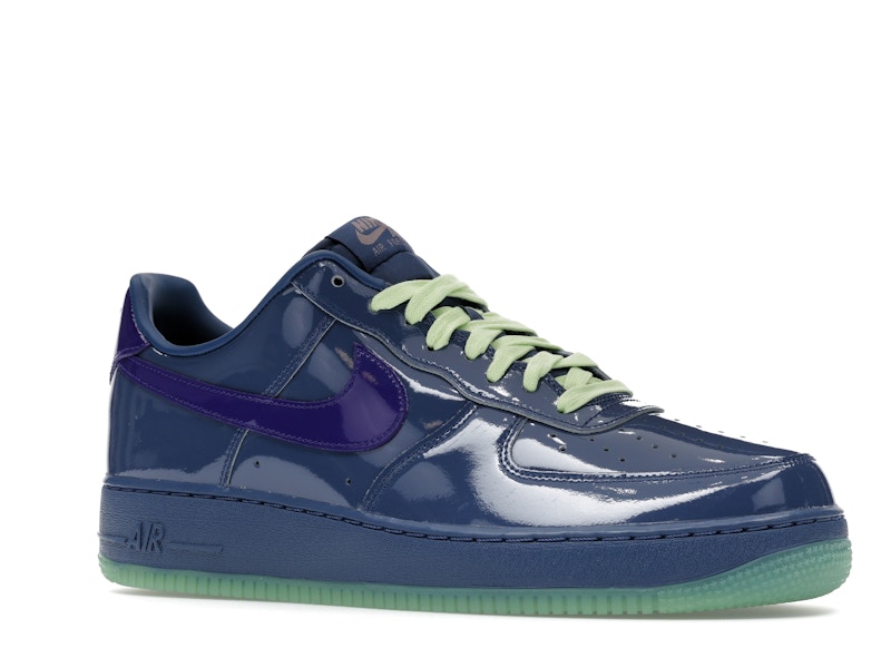 Nike Air Force 1 Low Patent Leather Mystic Navy Grape Ice