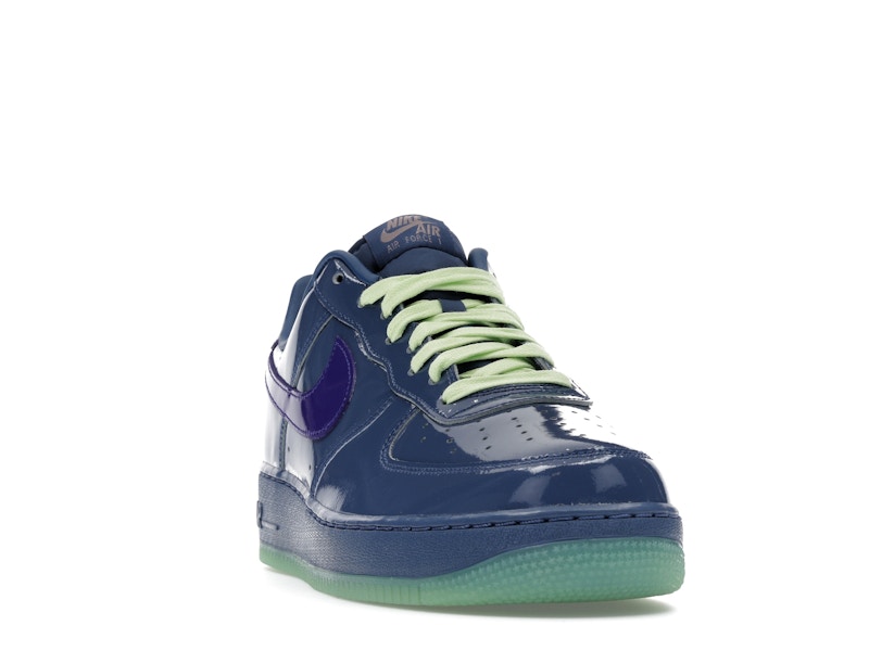 Nike Air Force 1 Low Patent Leather Mystic Navy Grape Ice