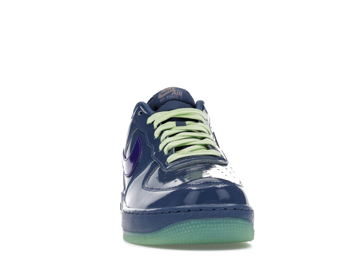 Nike Air Force 1 Low Patent Leather Mystic Navy Grape Ice