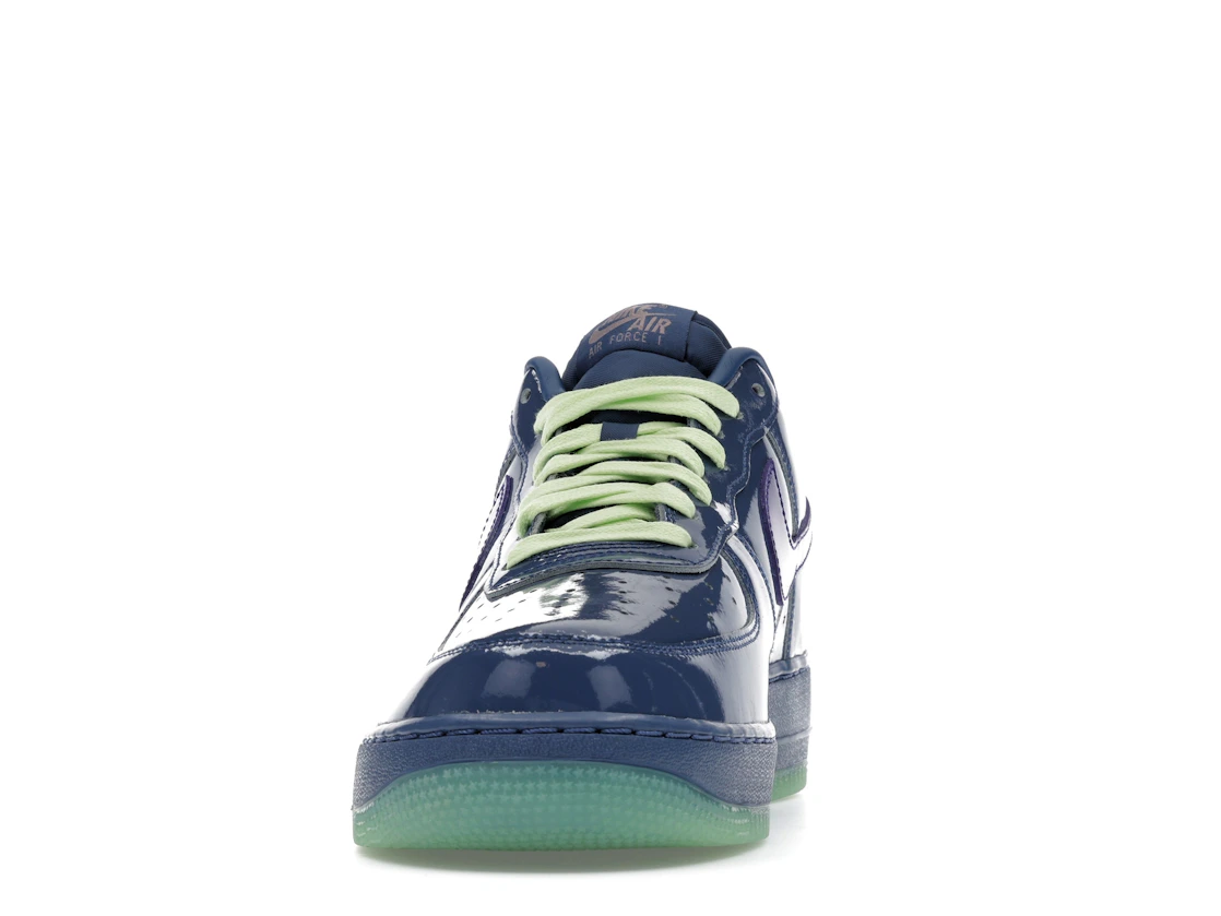 Nike Air Force 1 Low Patent Leather Mystic Navy Grape Ice