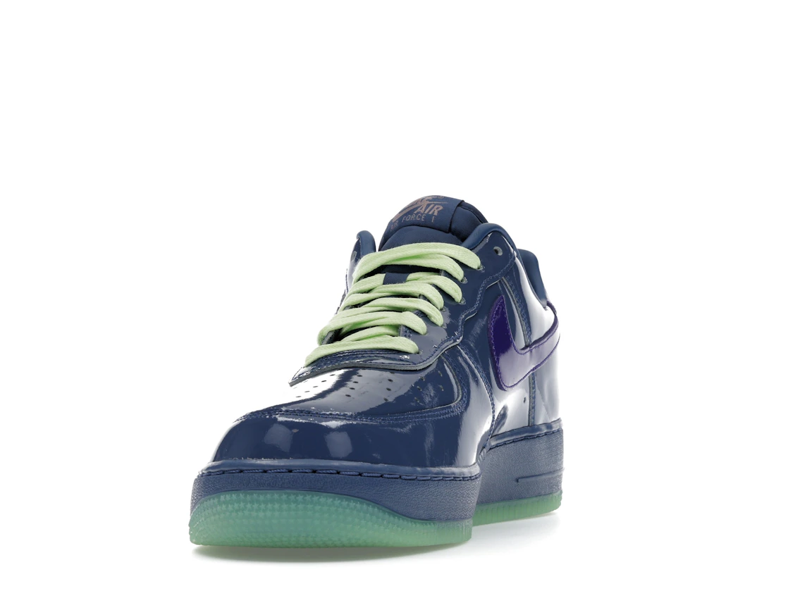 Nike Air Force 1 Low Patent Leather Mystic Navy Grape Ice
