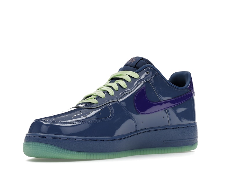 Nike Air Force 1 Low Patent Leather Mystic Navy Grape Ice