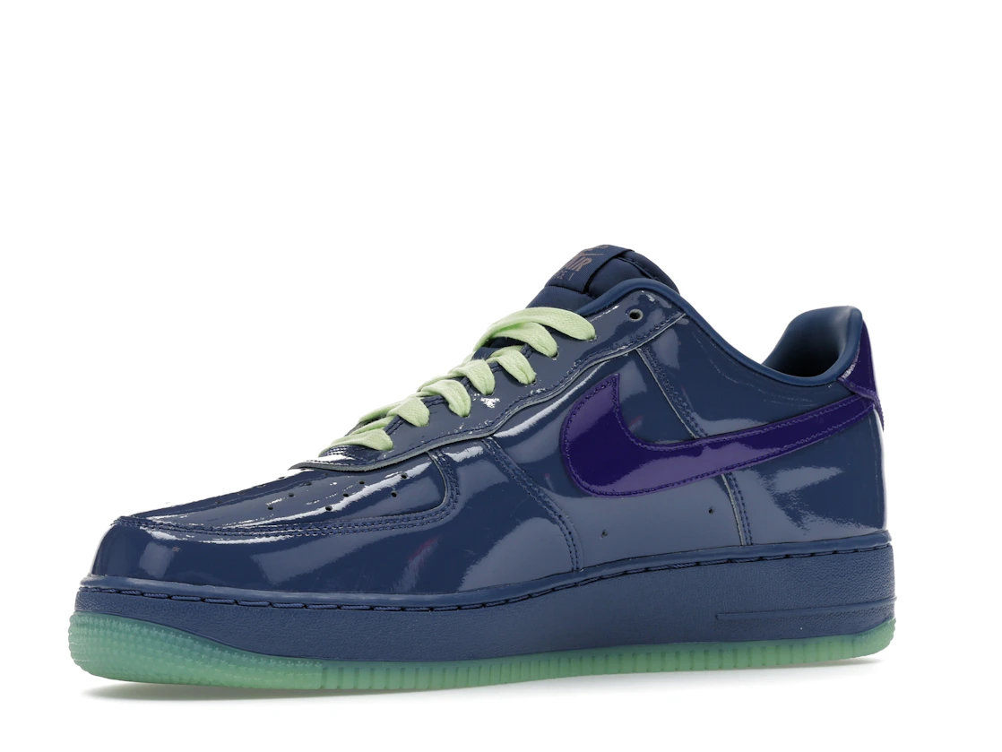 Nike Air Force 1 Low Patent Leather Mystic Navy Grape Ice