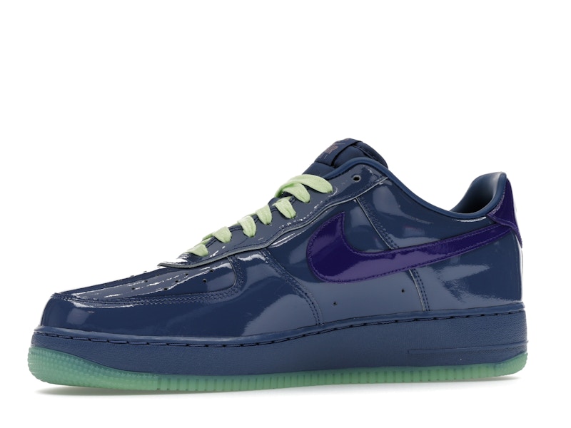 Nike Air Force 1 Low Patent Leather Mystic Navy Grape Ice