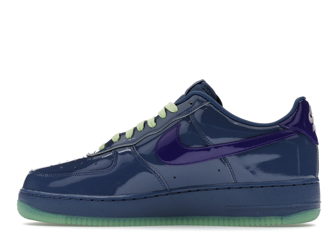 Nike Air Force 1 Low Patent Leather Mystic Navy Grape Ice