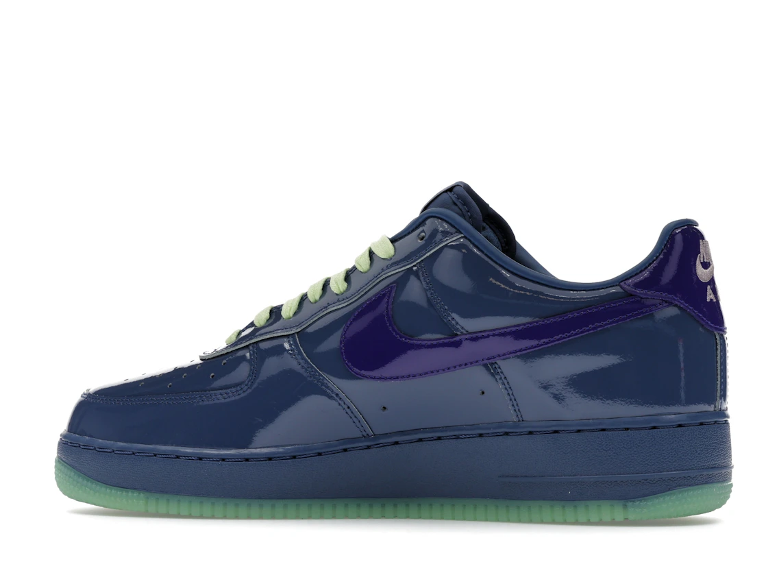Nike Air Force 1 Low Patent Leather Mystic Navy Grape Ice