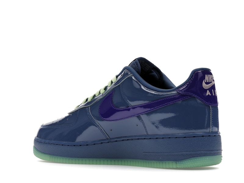Nike Air Force 1 Low Patent Leather Mystic Navy Grape Ice