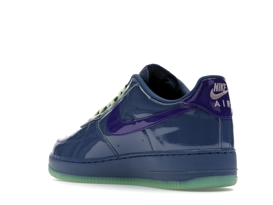 Nike Air Force 1 Low Patent Leather Mystic Navy Grape Ice