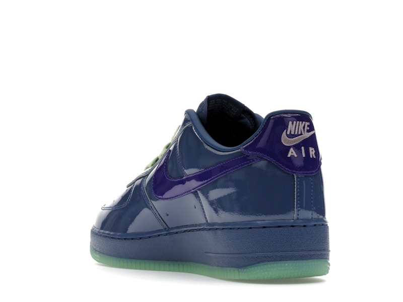 Nike Air Force 1 Low Patent Leather Mystic Navy Grape Ice