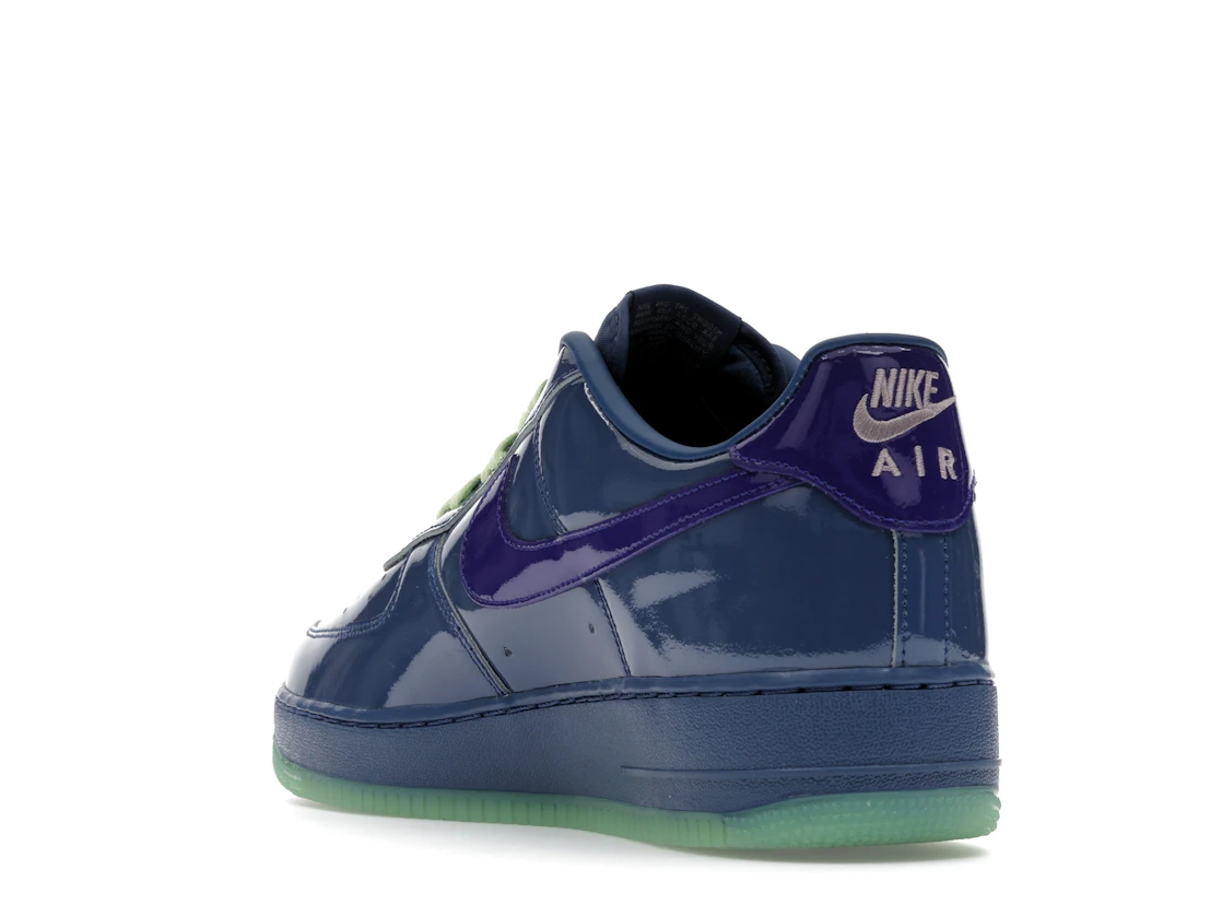 Nike Air Force 1 Low Patent Leather Mystic Navy Grape Ice