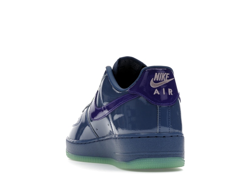Nike Air Force 1 Low Patent Leather Mystic Navy Grape Ice
