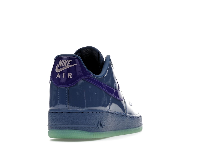 Nike Air Force 1 Low Patent Leather Mystic Navy Grape Ice