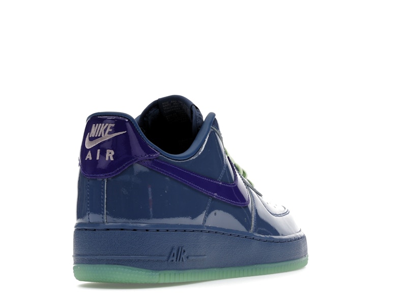 Nike Air Force 1 Low Patent Leather Mystic Navy Grape Ice