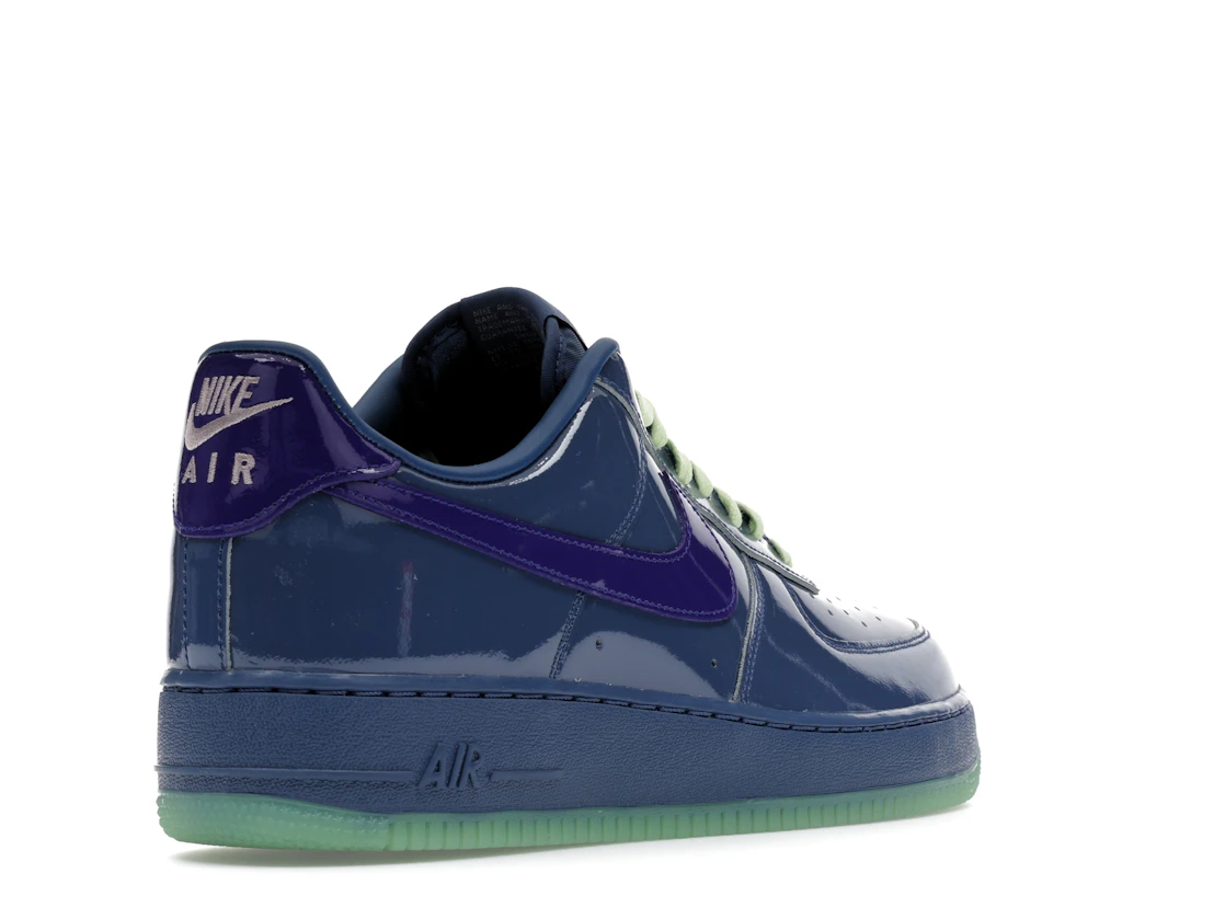 Nike Air Force 1 Low Patent Leather Mystic Navy Grape Ice