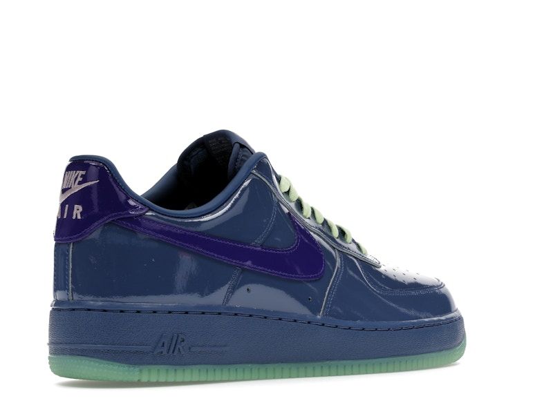 Nike Air Force 1 Low Patent Leather Mystic Navy Grape Ice
