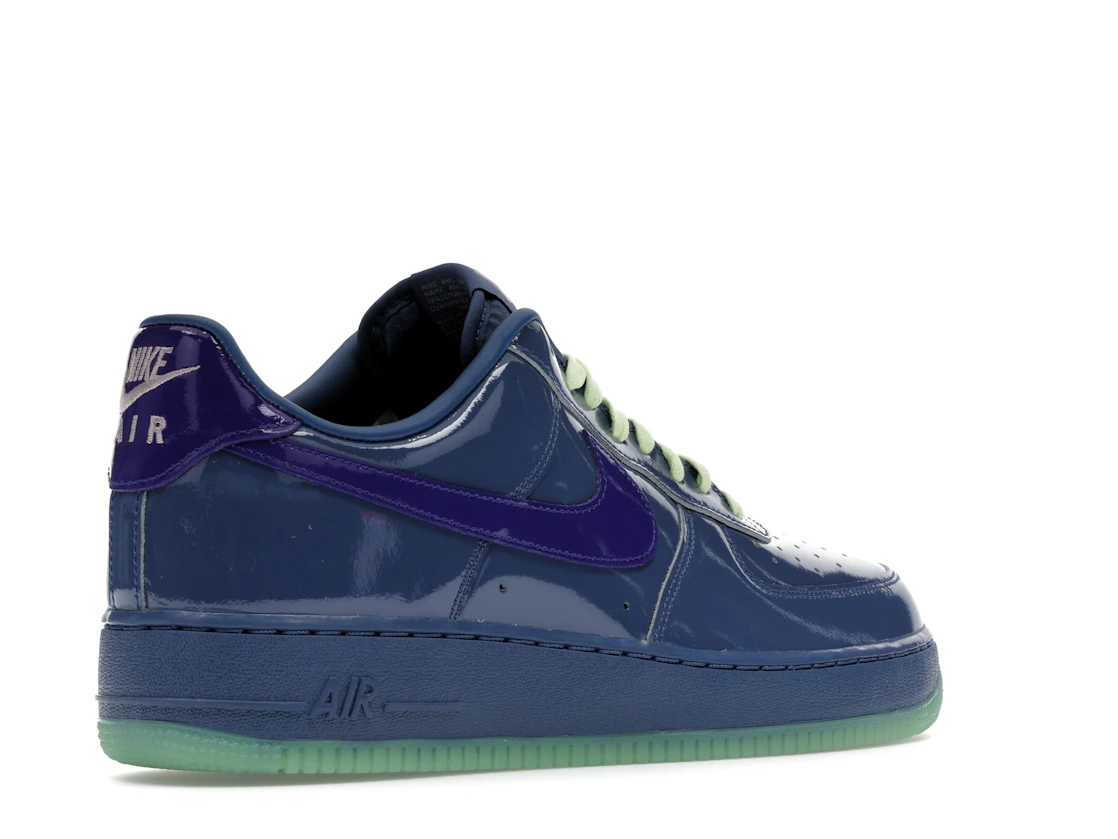 Nike Air Force 1 Low Patent Leather Mystic Navy Grape Ice