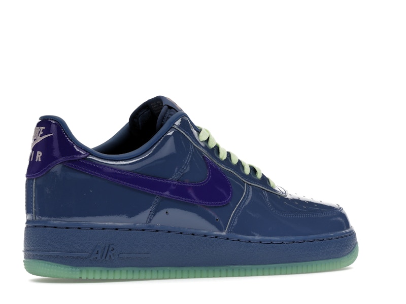 Nike Air Force 1 Low Patent Leather Mystic Navy Grape Ice