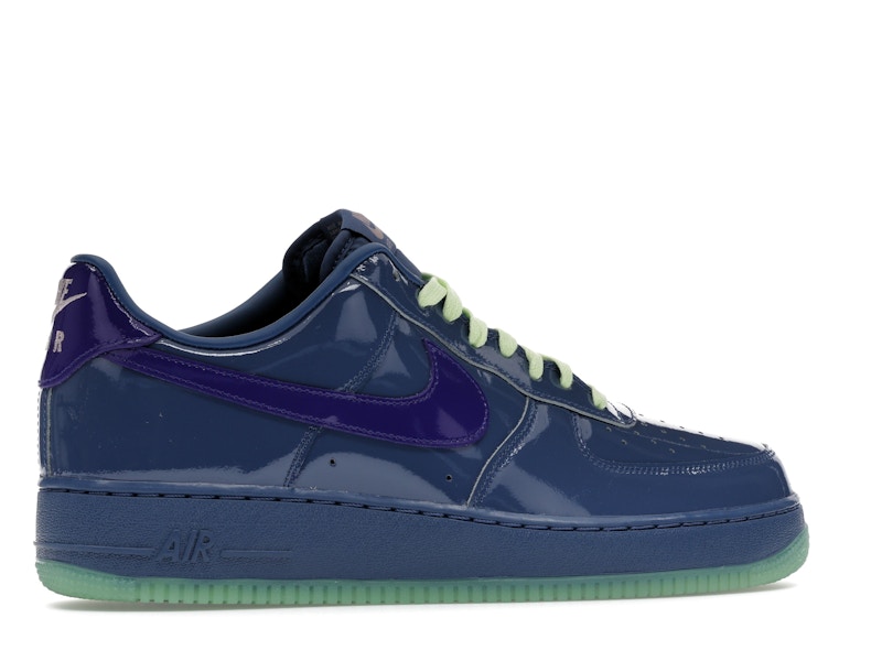 Nike Air Force 1 Low Patent Leather Mystic Navy Grape Ice