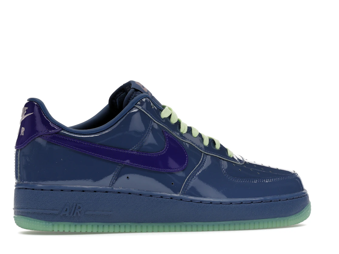 Nike Air Force 1 Low Patent Leather Mystic Navy Grape Ice