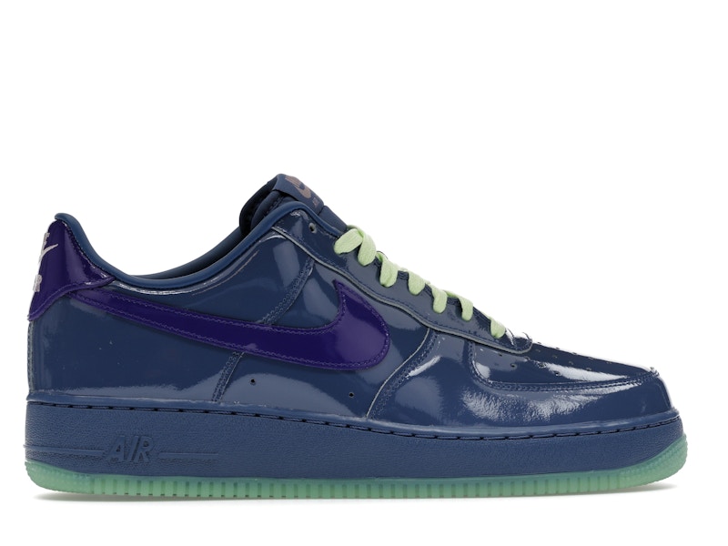 Nike Air Force 1 Low Patent Leather Mystic Navy Grape Ice