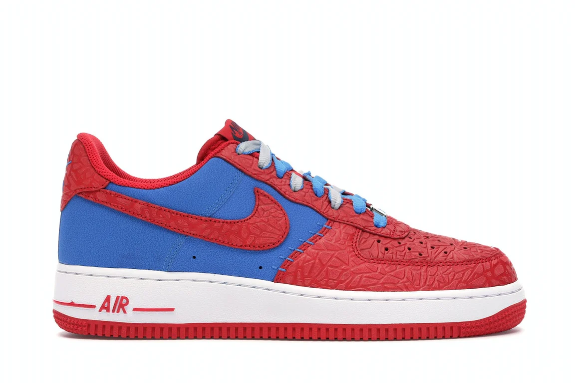 Nike Air Force 1 Low Photo Blue Hyper Red Men's - 488298-412 - US