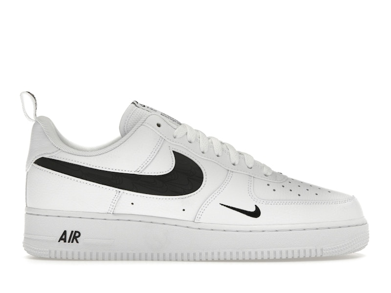 Nike Air Force 1 Low Reflective Swoosh White Black Men s FV1320 100 US