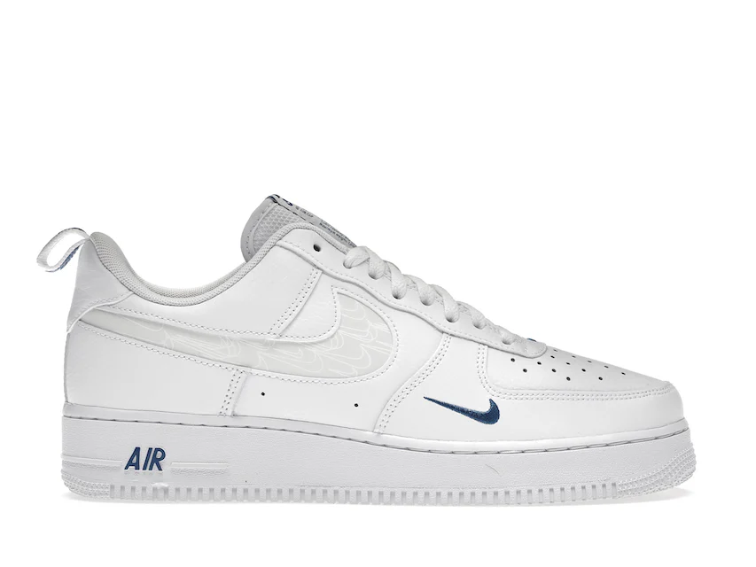 Nike Air Force 1 Low Reflective Swoosh White Blue 0