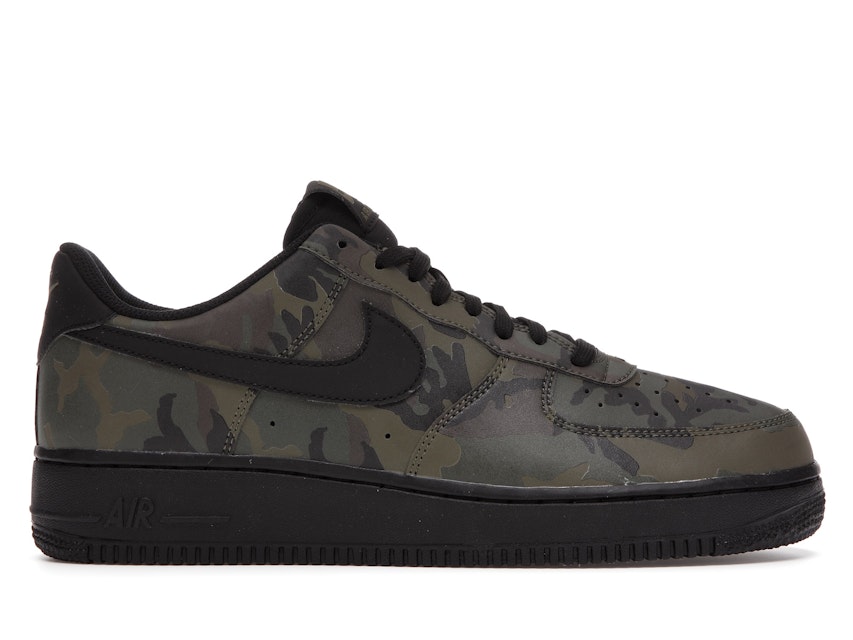 Nike Air Force Low Reflective Woodland Camo Men's - 718152-203 - US