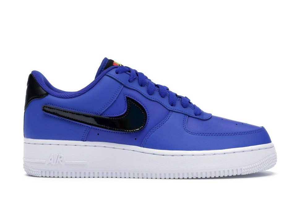 tabaco pared chisme Nike Air Force 1 Low Removable Swoosh Pack Blue Men's - CI0064-400 - US