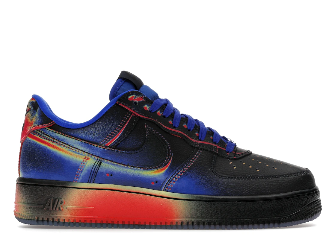 Nike Air Force 1 Low Retro Heat Map Black Racer Blue