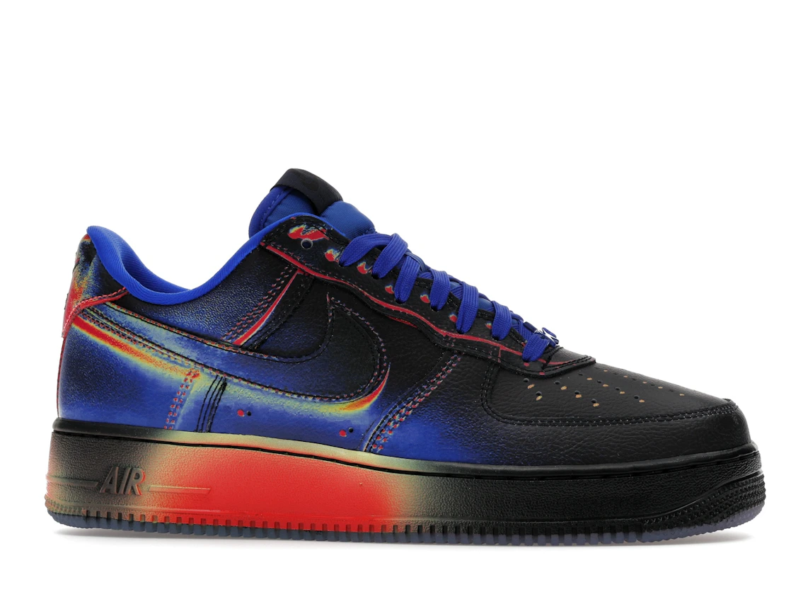 Nike Air Force 1 Low Retro Heat Map Black Racer Blue