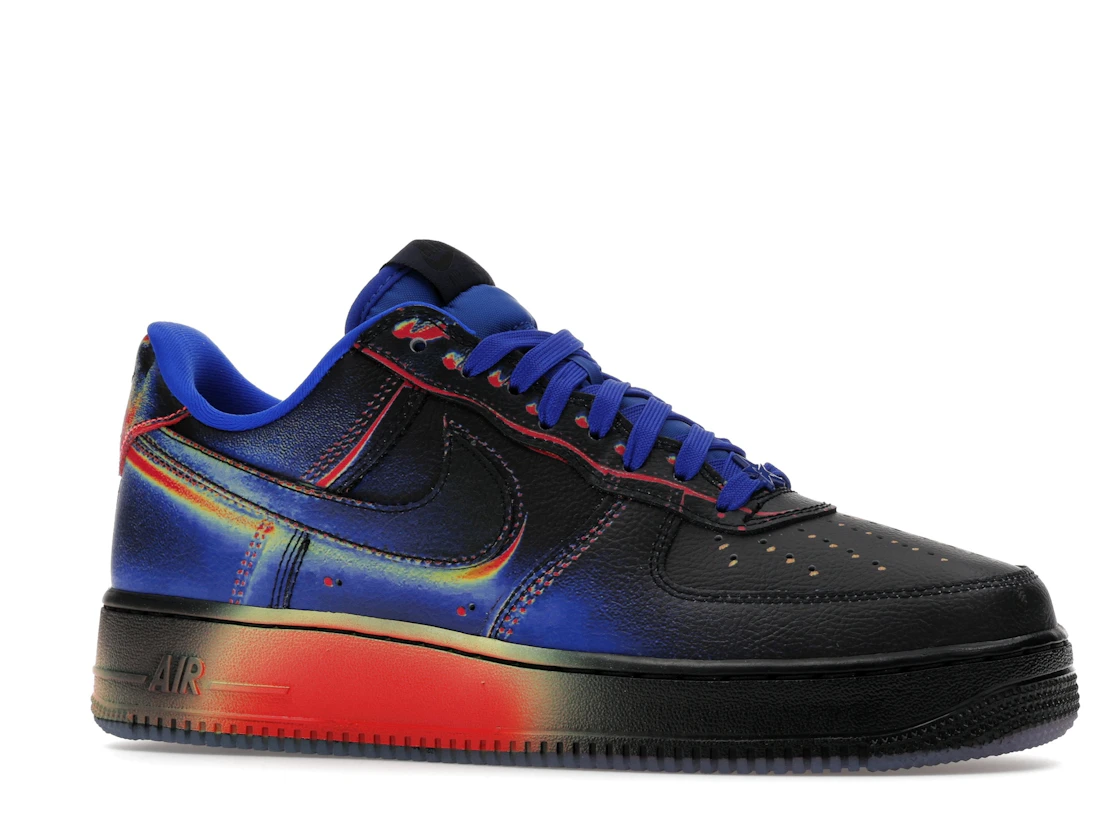 Nike Air Force 1 Low Retro Heat Map Black Racer Blue