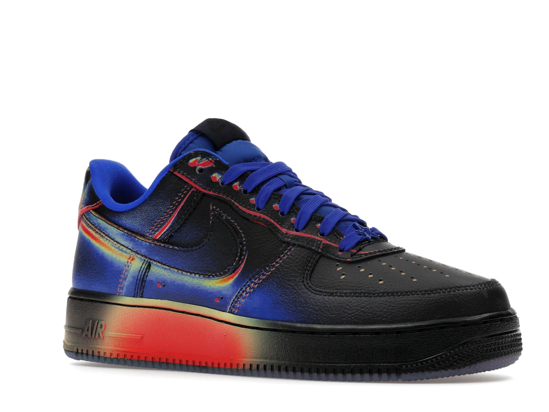 Nike Air Force 1 Low Retro Heat Map Black Racer Blue