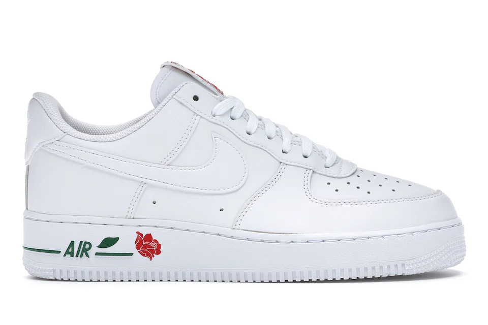 Nike Air Force 1 Low motif rose blanc 0