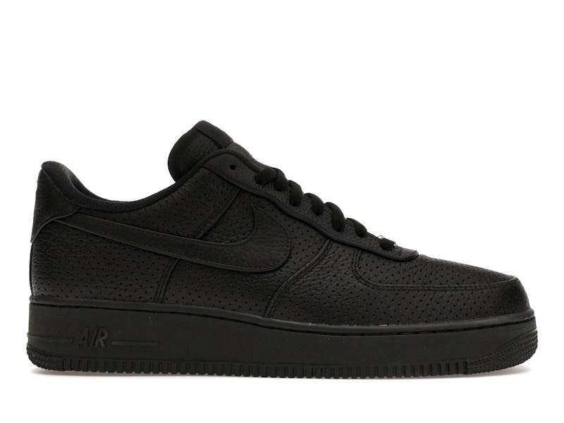 Nike Air Force 1 Low SP Triple Black Perforated Men s HF8189 001 US