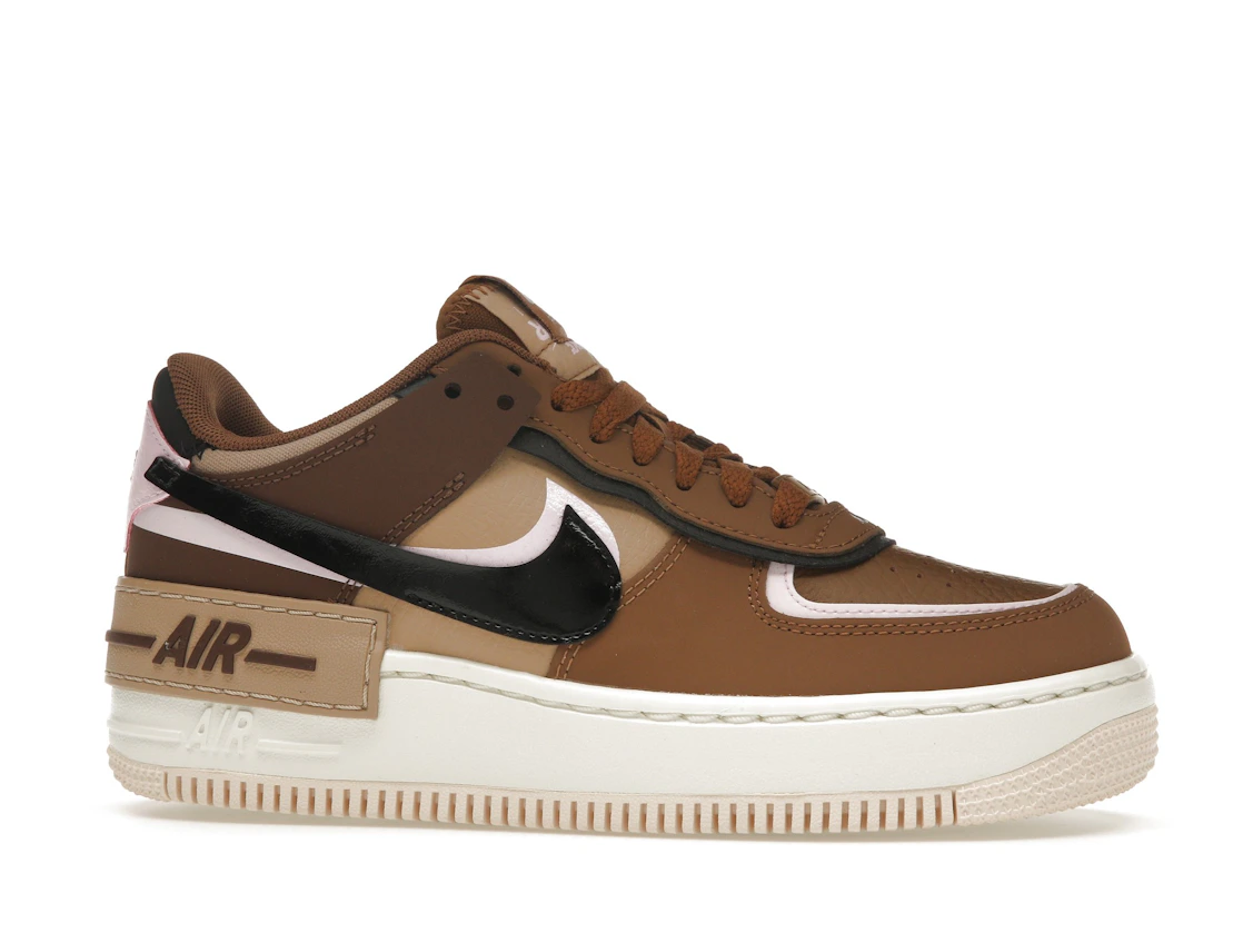 Nike Air Force 1 Low Shadow Light British Tan Pink Foam (Women's)
