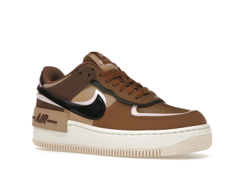 Nike Air Force 1 Low Shadow Light British Tan Pink Foam (Women's)