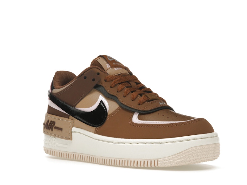 Nike Air Force 1 Low Shadow Light British Tan Pink Foam (Women's)