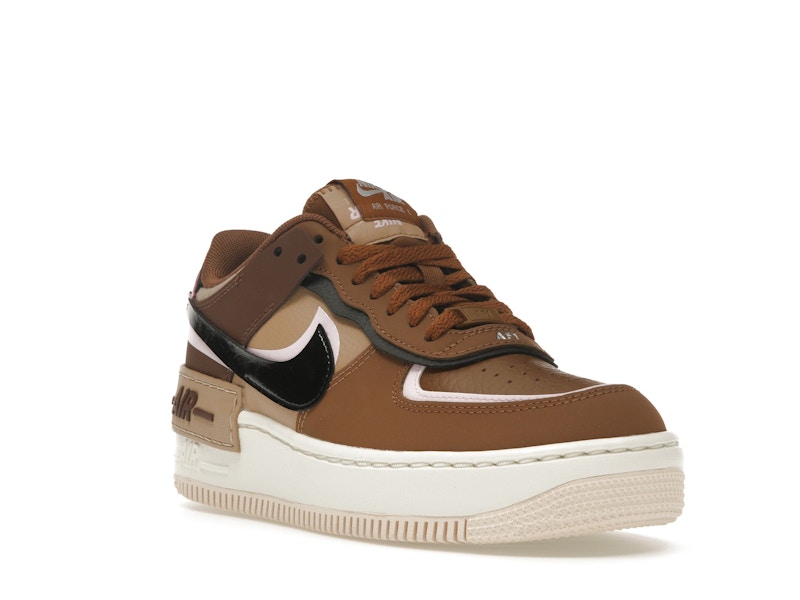 Nike Air Force 1 Low Shadow Light British Tan Pink Foam (Women's)