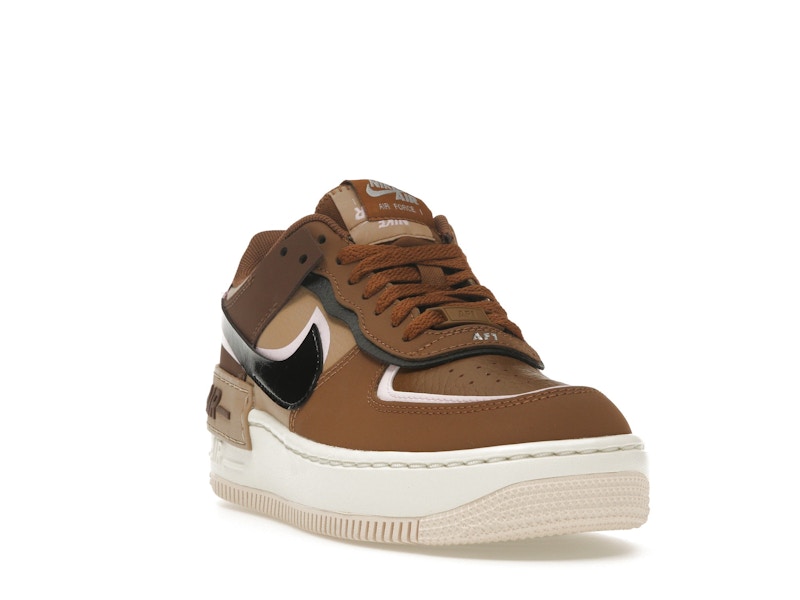 Nike Air Force 1 Low Shadow Light British Tan Pink Foam (Women's)
