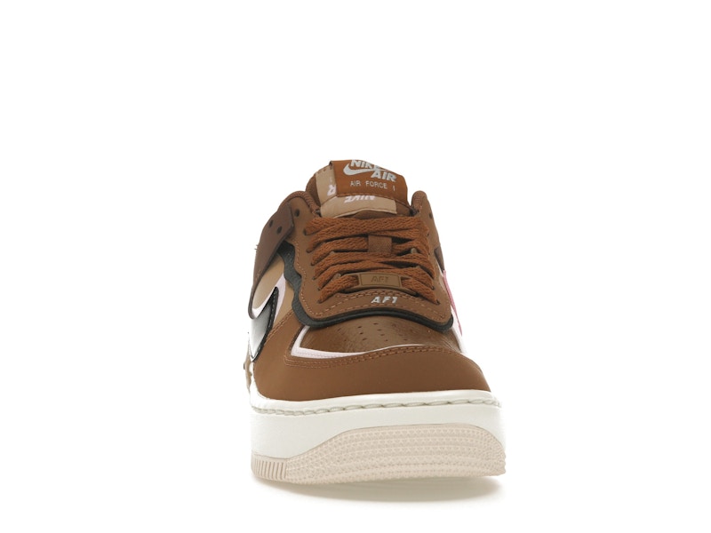Nike Air Force 1 Low Shadow Light British Tan Pink Foam (Women's)