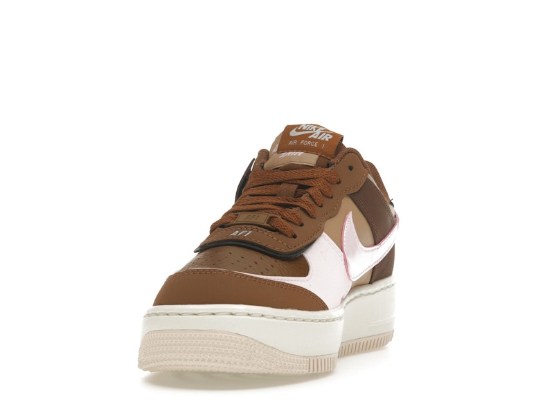 Nike Air Force 1 Low Shadow Light British Tan Pink Foam (Women's)