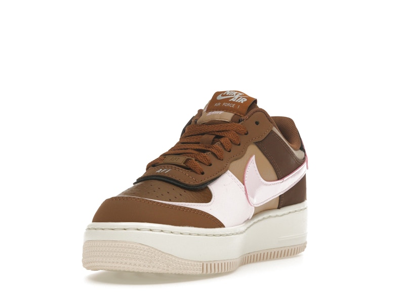 Nike Air Force 1 Low Shadow Light British Tan Pink Foam (Women's)