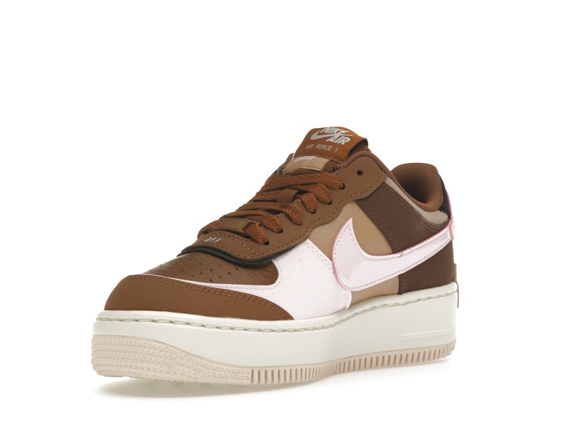 Nike Air Force 1 Low Shadow Light British Tan Pink Foam (Women's)