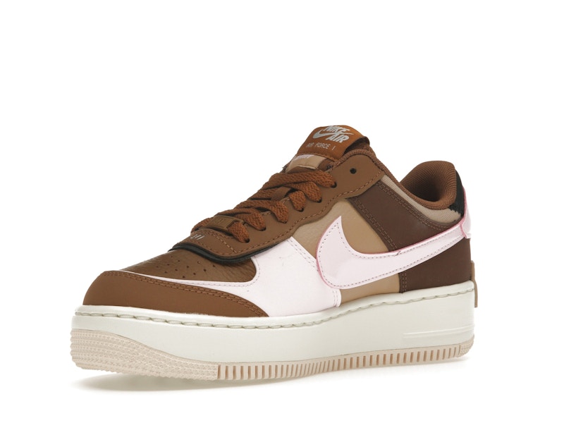 Nike Air Force 1 Low Shadow Light British Tan Pink Foam (Women's)