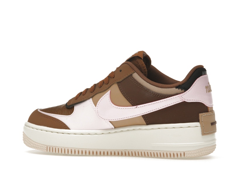Nike Air Force 1 Low Shadow Light British Tan Pink Foam (Women's)
